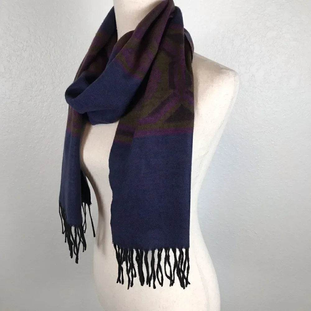 Vintage‎ CASHMINK by V. FRAAS 100% acrylic cashmere feel scarf OS